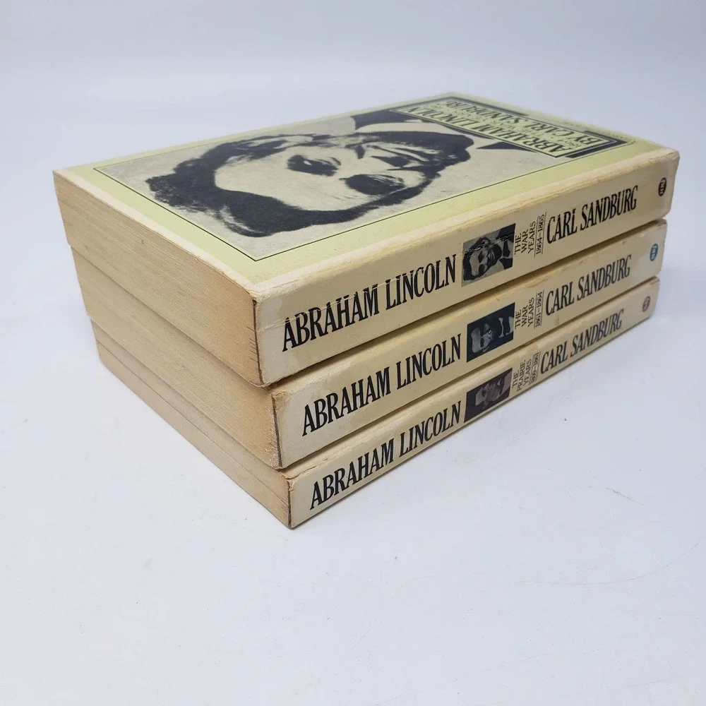 Abraham Lincoln: The Prairie Years and War Years Slipcase 3 Vol Box Set Sandburg